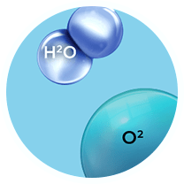 Upon complete oxidation the extra oxygen atom disintegrates and only oxygen (O2) is left behind.